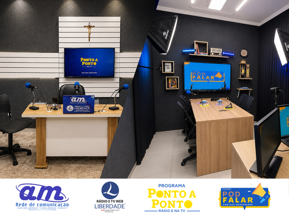 Estúdio de rádio profissional